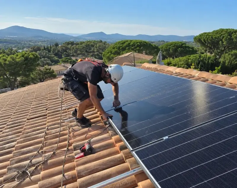 Installateur panneaux solaires Anglefort — pose photovoltaïque sur toiture